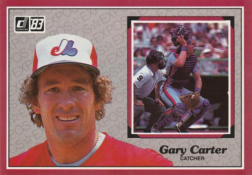 1983 Donruss Action All-Stars #58 Gary Carter Front
