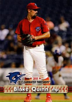 2018 Grandstand Clearwater Threshers #NNO Blake Quinn Front