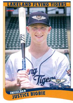 2022 Choice Lakeland Flying Tigers #04 Justice Bigbie Front