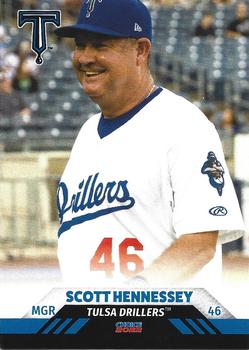 2022 Choice Tulsa Drillers #32 Scott Hennessey Front