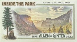 2022 Topps Allen & Ginter - Mini Inside the Park #ITP-5 Yosemite National Park Front