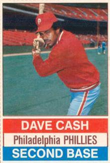 1976 Hostess - Brown Back #40 Dave Cash Front