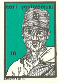 1984-89 O'Connell and Son Ink #10 Carl Yastrzemski Front