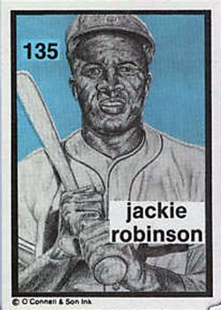 1984-89 O'Connell and Son Ink #135 Jackie Robinson Front