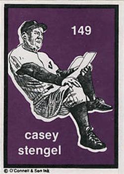 1984-89 O'Connell and Son Ink #149 Casey Stengel Front