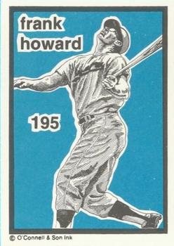 1984-89 O'Connell and Son Ink #195 Frank Howard Front