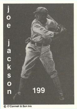 1984-89 O'Connell and Son Ink #199 Shoeless Joe Jackson Front