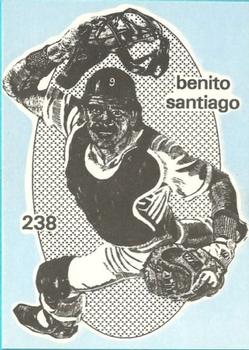 1984-89 O'Connell and Son Ink #238 Benito Santiago Front