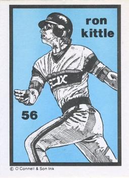 1984-89 O'Connell and Son Ink #56 Ron Kittle Front