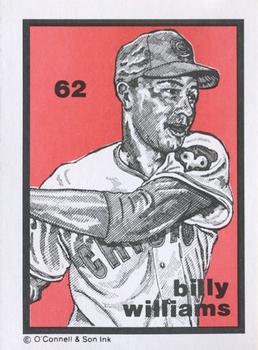 1984-89 O'Connell and Son Ink #62 Billy Williams Front