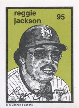 1984-89 O'Connell and Son Ink #95 Reggie Jackson Front