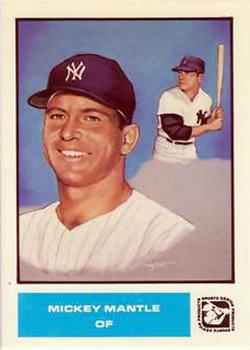 1984-85 Sports Design Products #4 Mickey Mantle Front