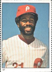 1982 Fleer Stamps #57 Garry Maddox Front