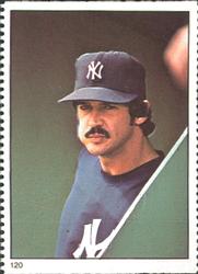 1982 Fleer Stamps #120 Ron Guidry Front