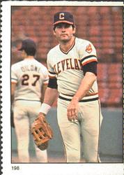 1982 Fleer Stamps #198 Mike Hargrove Front