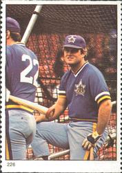 1982 Fleer Stamps #226 Jeff Burroughs Front