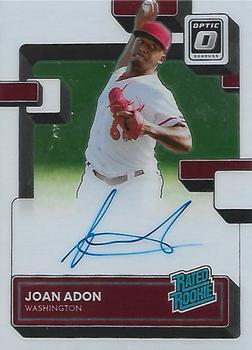 2022 Donruss Optic - Rated Rookie Signatures #RRS-AD Joan Adon Front
