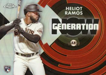 2022 Topps Chrome Update - Generation Now Chrome #GNC-18 Heliot Ramos Front