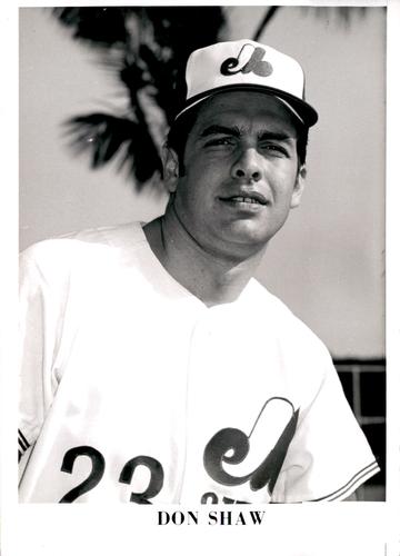 1969 Montreal Expos 5x7 Photos #NNO Don Shaw Front