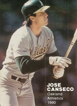 1990 Action Superstars (unlicensed) #9 Jose Canseco Front