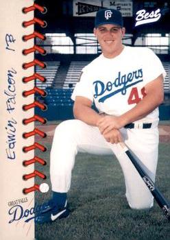 1997 Best Great Falls Dodgers #10 Edwin Falcon Front