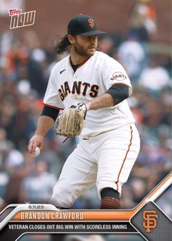 2023 Topps Now #429 Brandon Crawford Front