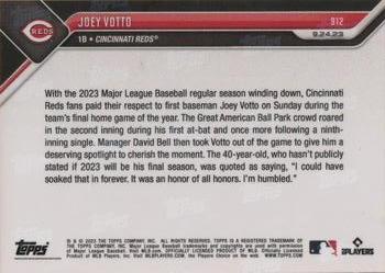2023 Topps Now #912 Joey Votto Back