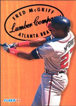 1994 Fleer - Lumber Company #7 Fred McGriff Front