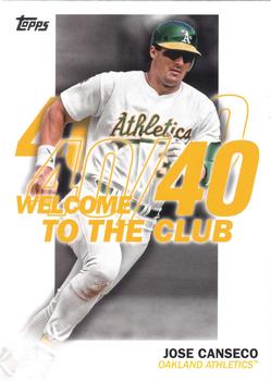 2023 Topps - Welcome to the Club #WC-2 Jose Canseco Front