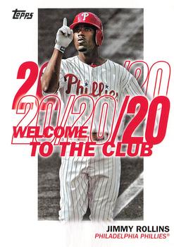 2023 Topps - Welcome to the Club #WC-3 Jimmy Rollins Front