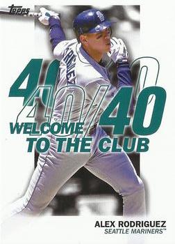 2023 Topps - Welcome to the Club #WC-4 Alex Rodriguez Front
