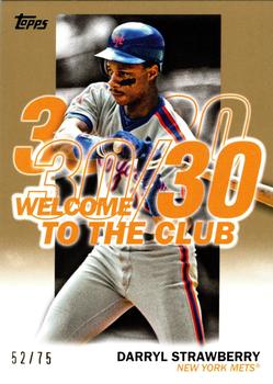 2023 Topps - Welcome to the Club Gold #WC-10 Darryl Strawberry Front