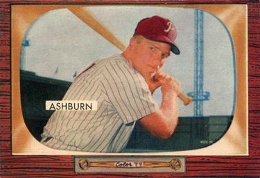 1955 Bowman #130 Richie Ashburn Front
