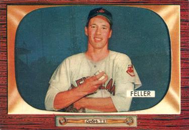 1955 Bowman #134 Bob Feller Front
