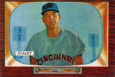 1955 Bowman #155 Jerry Staley Front