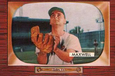 1955 Bowman #162 Charlie Maxwell Front