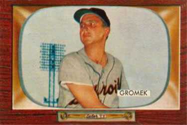 1955 Bowman #203 Steve Gromek Front