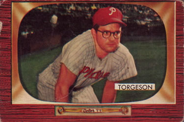 1955 Bowman #210 Earl Torgeson Front
