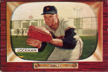 1955 Bowman #219 Whitey Lockman Front