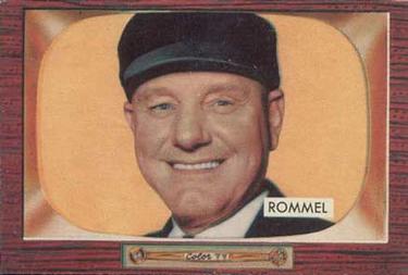 1955 Bowman #239 Edwin A. Rommel Front