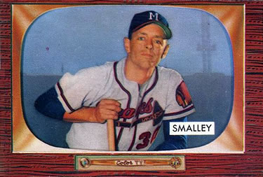 1955 Bowman #252 Roy Smalley Front