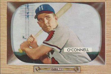1955 Bowman #44 Danny O'Connell Front