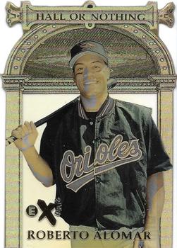 1997 SkyBox E-X2000 - Hall or Nothing Gold #19 Roberto Alomar Front