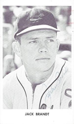 1964 Baltimore Orioles Photocards #NNO Jack Brandt Front