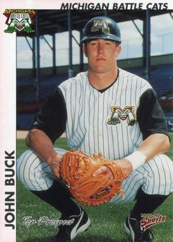 2000 Multi-Ad Midwest League Top Prospects (Unnumbered) #NNO John Buck Front