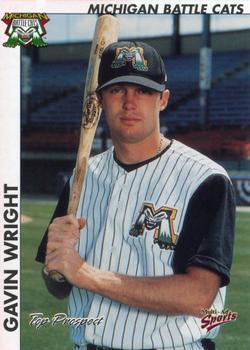 2000 Multi-Ad Midwest League Top Prospects (Unnumbered) #NNO Gavin Wright Front