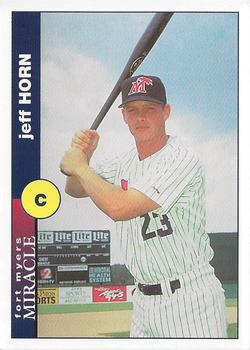 1995 Fort Myers Miracle #10 Jeff Horn Front