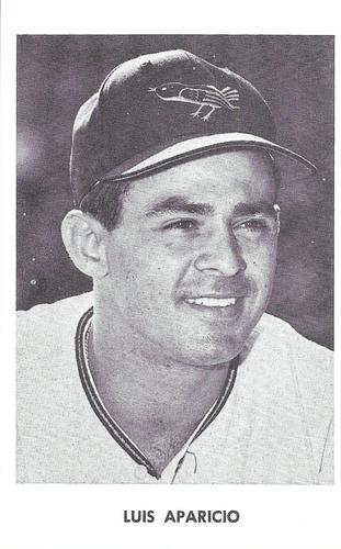 1966 Baltimore Orioles Photocards #NNO Luis Aparicio Front
