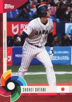 2023 Topps World Baseball Classic Global Stars - Dark Red #5 Shohei Ohtani Front