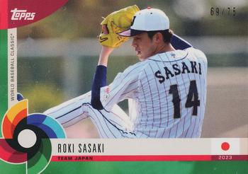 2023 Topps World Baseball Classic Global Stars - Green #3 Roki Sasaki Front